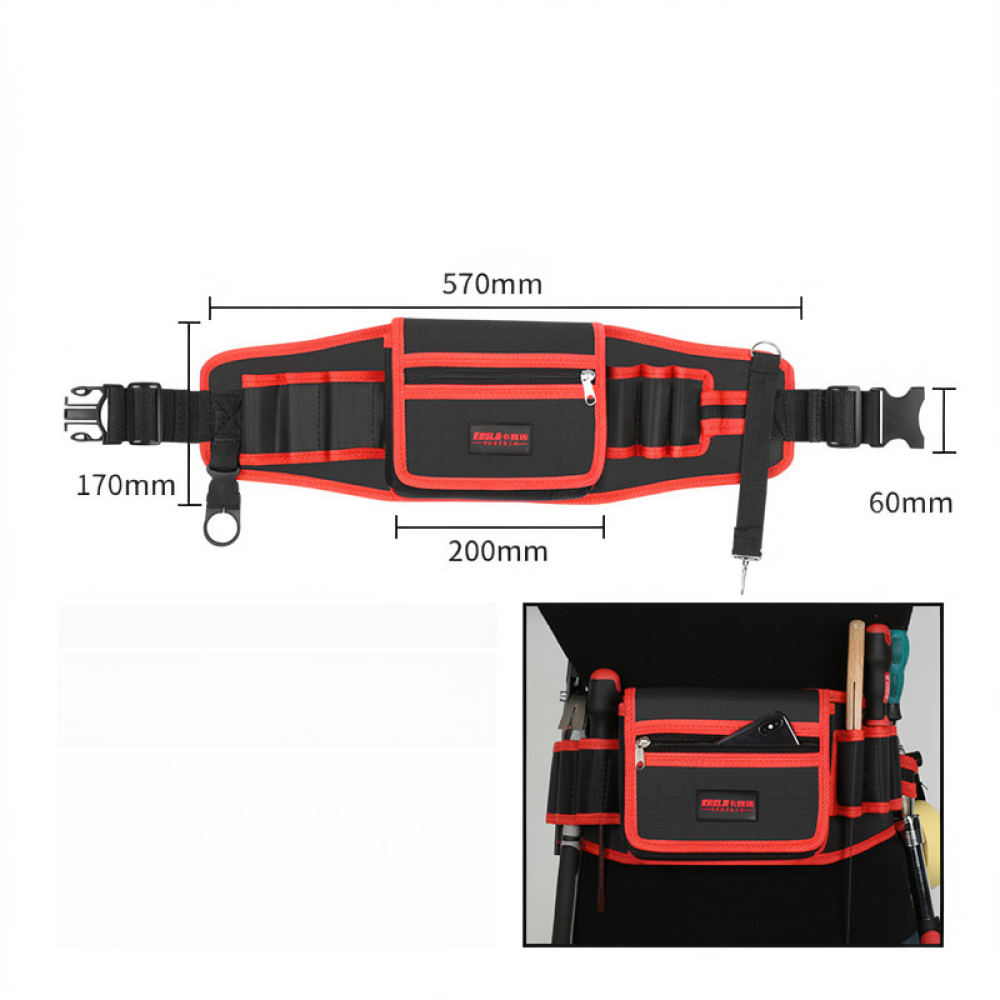 Wear Resistant Tool Waist Pouc - огляд і ціна Heavy Equipment Electrician